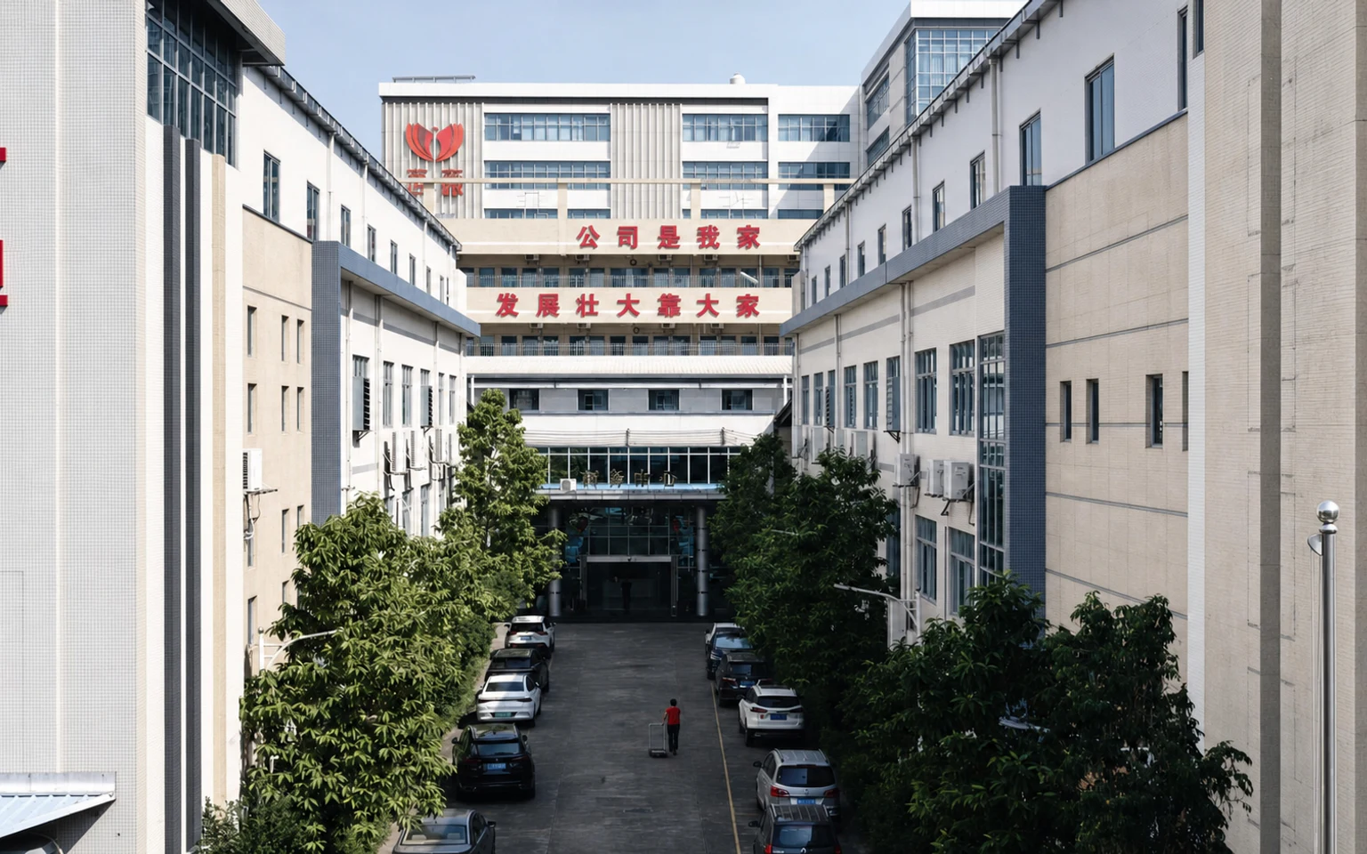 欧兰真实厂区与来访场景